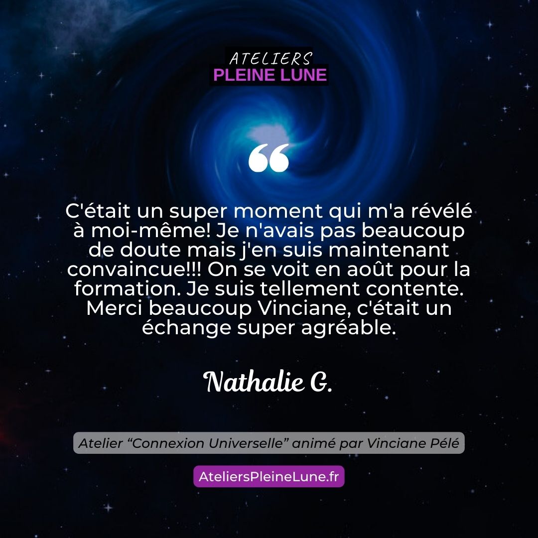 Ateliers Pleine Lune Connexion universelle Animavy Vinciane Pélé (2)