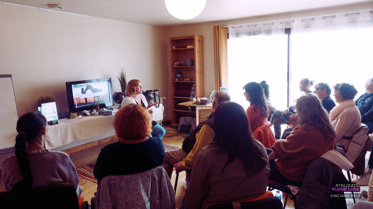 Ateliers Pleine Lune Connexion universelle Vinciane Pélé (