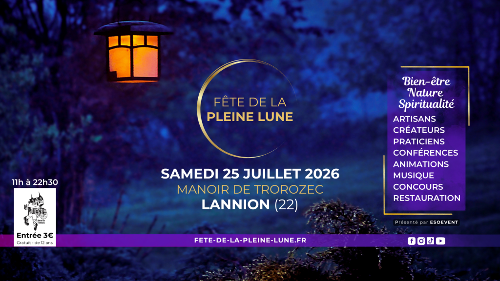 Bannière Fete de la Pleine Lune 25 juillet 2026