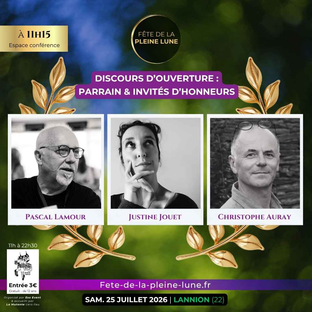 Conférence 01 Discours d'ouverture Pascal Lamour Christophe Auray Justine Jouet